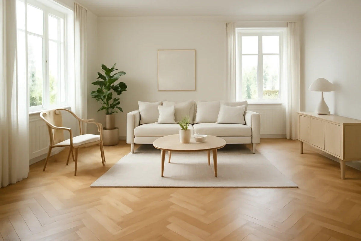 Hvilken vej skal sildebensgulvet vende? Guide til lys, rum og arkitektur